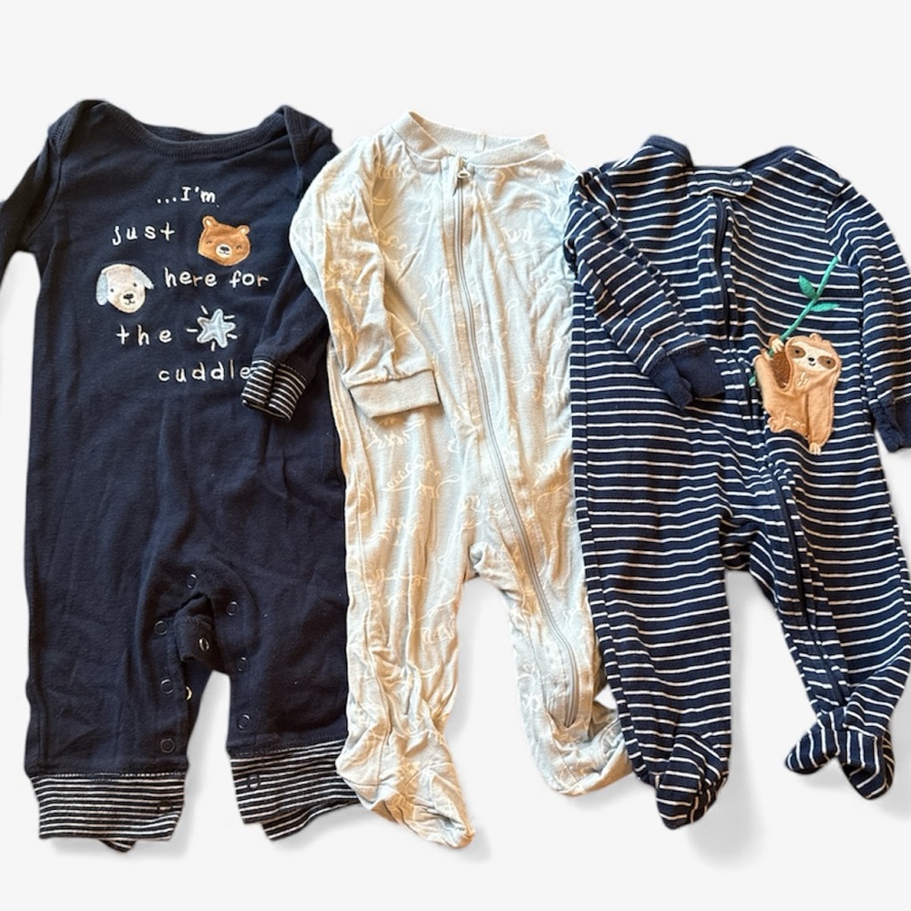LARGE BUNDLE- 6 Carter's & Cloud Island Kids Pajamas